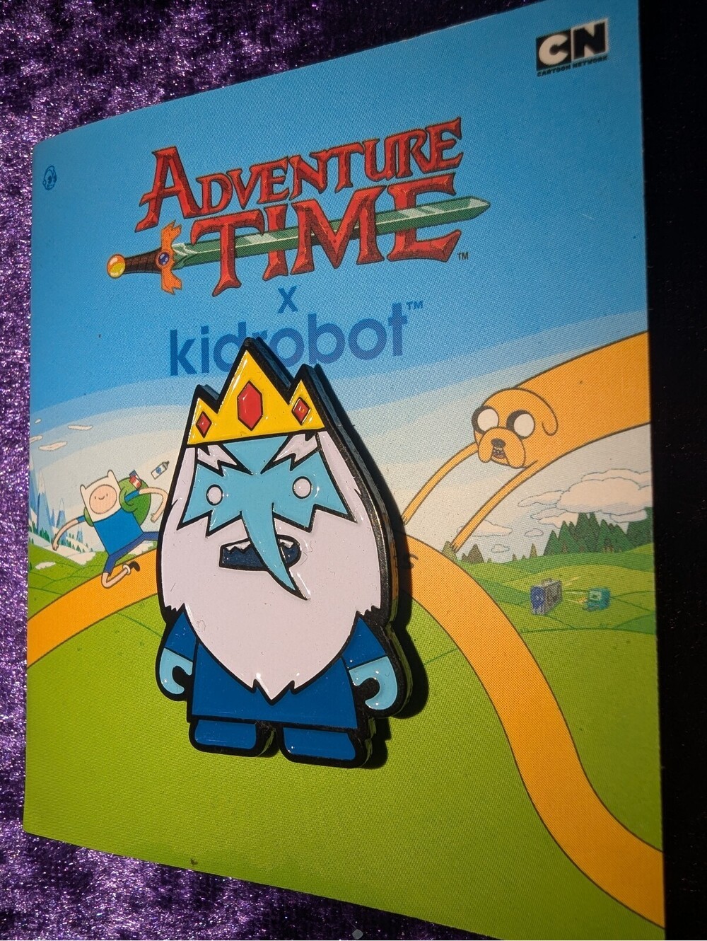 Adventure Time Ice King Enamel Pin by Kidrobot